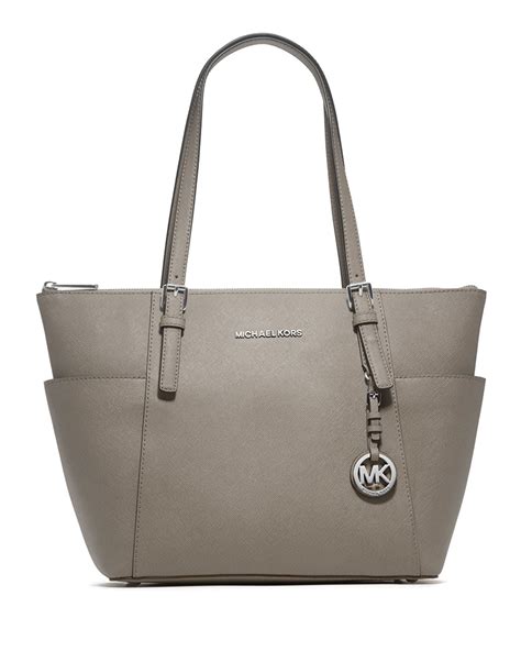 michael kors jet set purse grey|Michael Kors jet set collection.